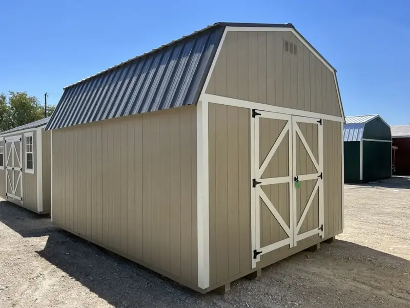 12x16 Economy Lofted Barn 2