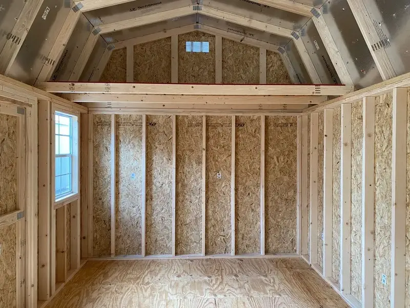 10x16 Economy Side Lofted Barn 6